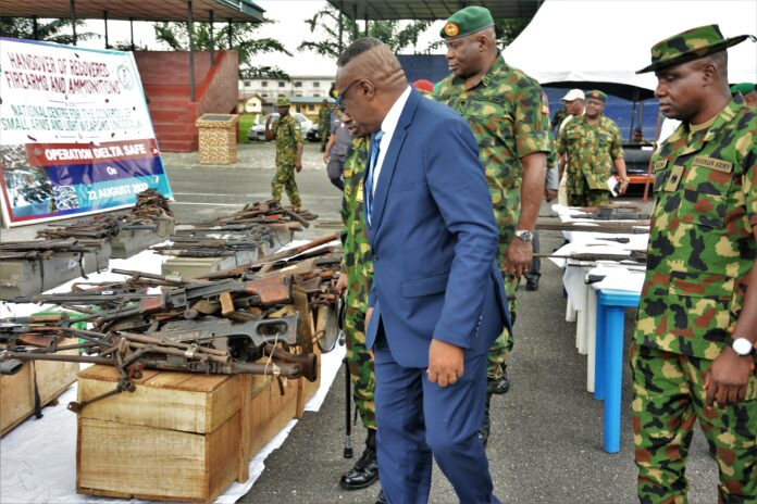 Arms control centre takes possession of 3,000 recovered weapons in N/Delta